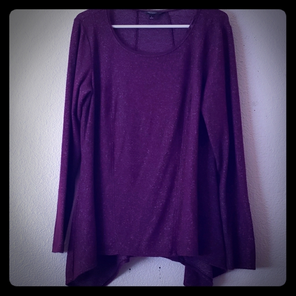 Simply Vera by Vera Wang Sweater Purple Size L